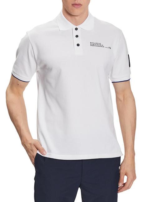 NORTH SAILS MASERATI Kurzärmliges Poloshirt aus Stretch-Baumwolle Weiß - Herren-Polo-Shirts/Herren-Polo-Shirt/Herrenpoloshirt/Herrenpoloshirts