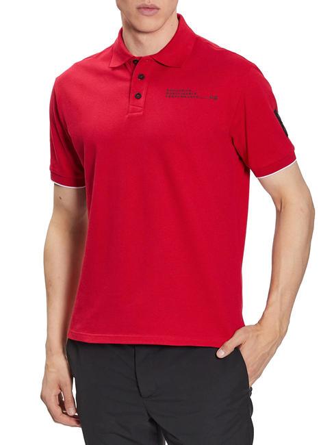 NORTH SAILS MASERATI Kurzärmliges Poloshirt aus Stretch-Baumwolle Chili-Pfeffer - Herren-Polo-Shirts/Herren-Polo-Shirt/Herrenpoloshirt/Herrenpoloshirts