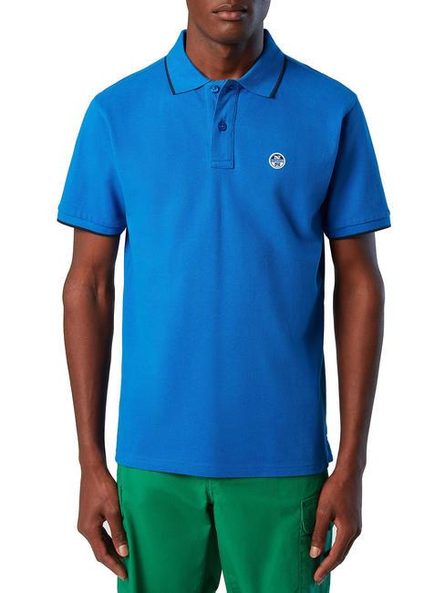 NORTH SAILS ROUND LOGO Kurzarm-Poloshirt aus Baumwolle königlich - Herren-Polo-Shirts/Herren-Polo-Shirt/Herrenpoloshirt/Herrenpoloshirts