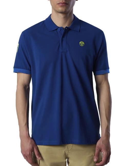 NORTH SAILS 57 Kurzarm-Poloshirt aus Baumwolle Meerblau - Herren-Polo-Shirts/Herren-Polo-Shirt/Herrenpoloshirt/Herrenpoloshirts