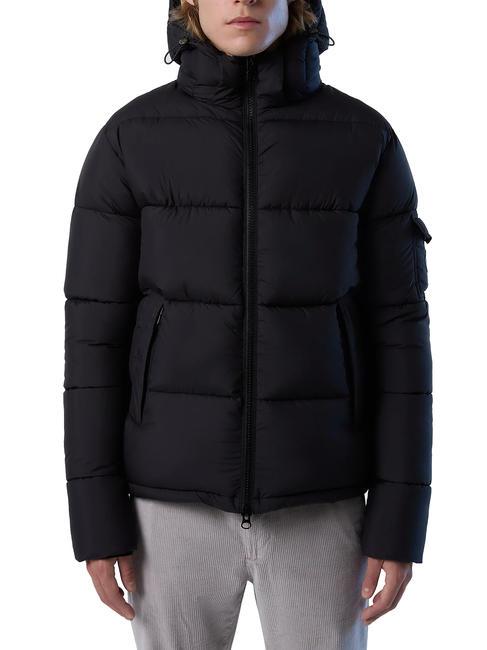 NORTH SAILS BEAM PUFFER Jacke mit Kapuze Schwarz - Daunenjacken für Herren