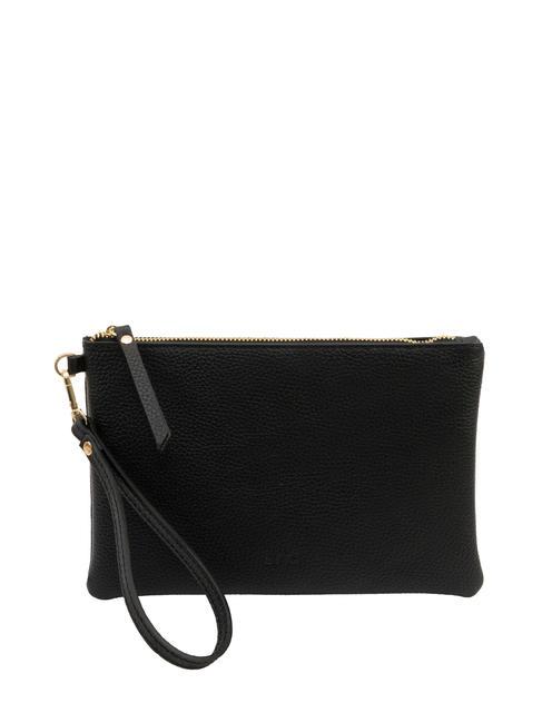 LESAC ROBERTA Dollar-Clutch aus Leder Schwarz - Damentaschen