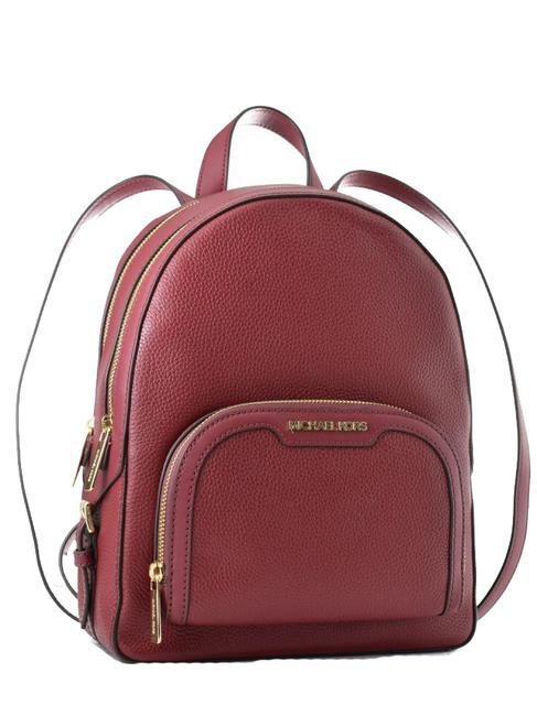 MICHAEL KORS JAYCEE  Lederrucksack dunkle Kirsche - Damentaschen