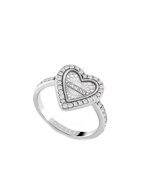 GUESS LOVE ME TENDER Ring mit Herz und Zirkonen Gelbgold/Rhodium - Ringe