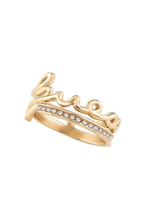 GUESS SAY MY NAME Ring mit Zirkonen gelbes Gold - Ringe