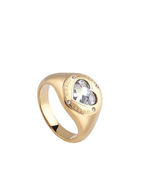 GUESS ROLLING HEARTS Ring gelbes Gold - Ringe