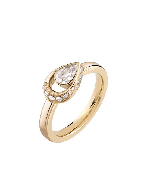 GUESS LOLLIPOP Ring mit Zirkonen gelbes Gold - Ringe