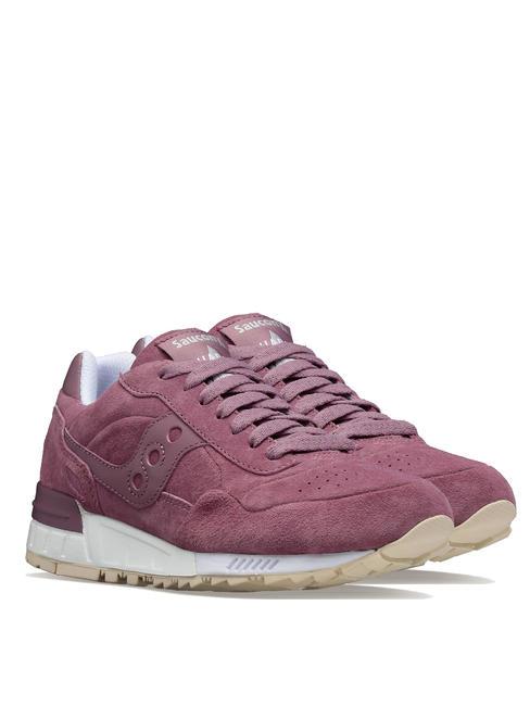 SAUCONY SHADOW 5000 Ledersneaker Traube - Schuhe Unisex