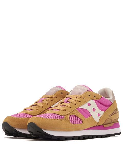 SAUCONY SHADOW ORIGINAL Damen-Sneaker beige/rosa - Damenschuhe