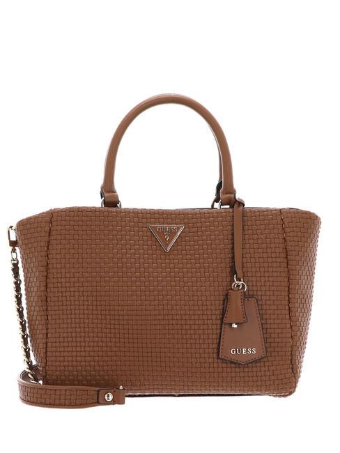 GUESS ETEL  Handtasche, mit Schultergurt COGNAC - Damentaschen