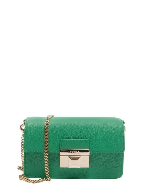 FURLA VENERE  Mini-Clutch aus Leder Basilikum - Damentaschen