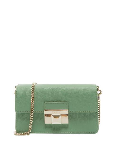 FURLA VENERE  Mini-Clutch aus Leder Thymian - Damentaschen