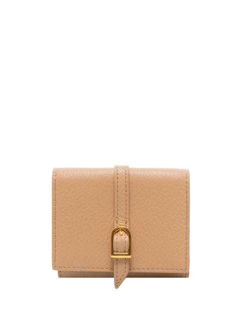 COCCINELLE CHERRY Mini-Geldbörse aus Leder getoastet - Brieftaschen Damen