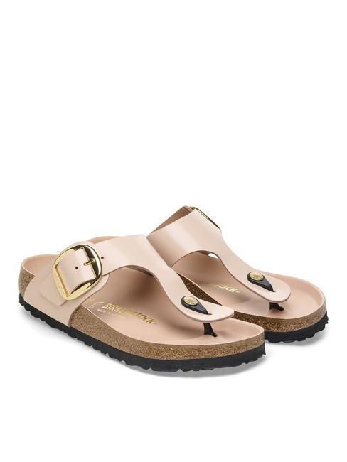 BIRKENSTOCK ARIZONA BIG BUCKLE Lederpantoffel erstrahlen in neuem Beige - Damenschuhe