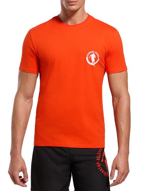 BIKKEMBERGS PUPINO  Kurzarm-T-Shirt orangecom - Herren-T-Shirts