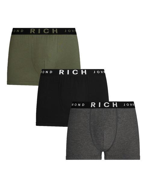 JOHN RICHMOND LONDON TRIPACK Set mit 3 Boxershorts bk/gr.d/gm - Herrenslip