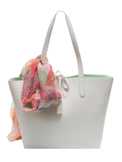 PASH BAG LIKE IT! Shoppertasche mit Schal Weiß - Damentaschen