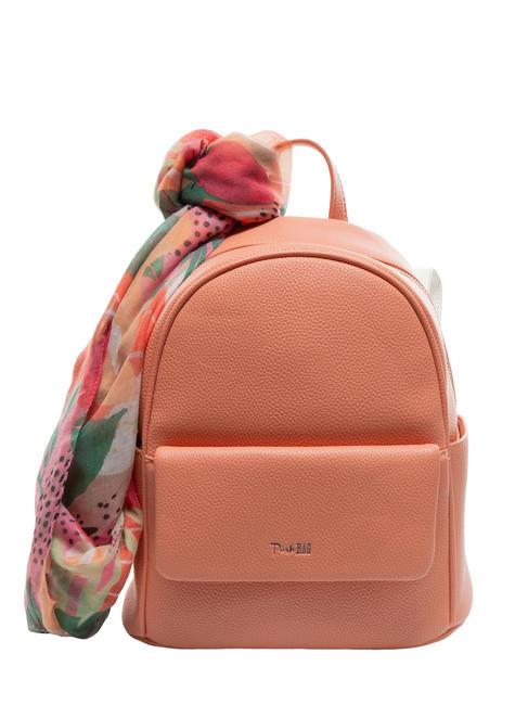 PASH BAG LIKE IT! Rucksack mit Tasche und Schal Pfirsich - Damentaschen