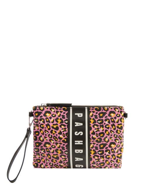 PASH BAG SPICY Clutch mit Manschette und Schultergurt Tierdruck - Damentaschen