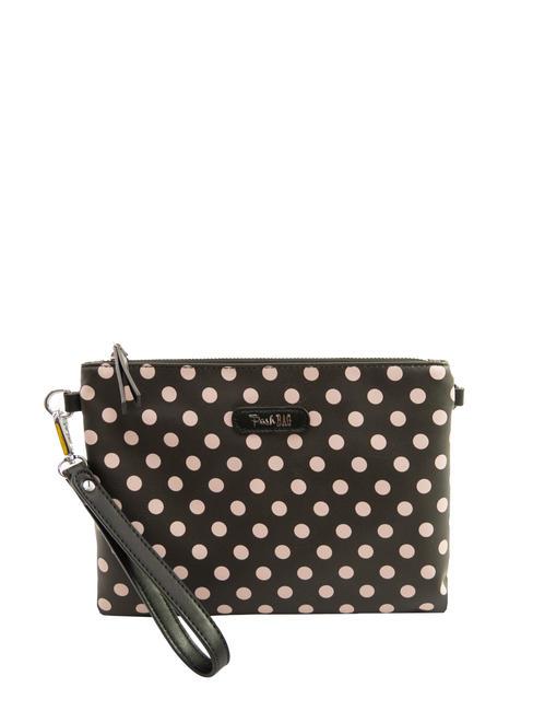 PASH BAG LADY Clutch mit Manschette und Schultergurt schwarz/beige - Damentaschen