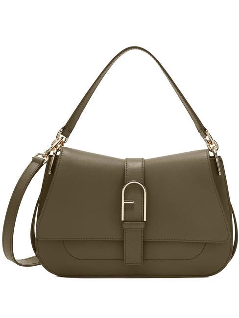 FURLA FLOW M M Lederhandtasche Salbei - Damentaschen