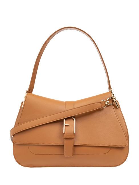 FURLA FLOW L-Lederhandtasche Brandy - Damentaschen