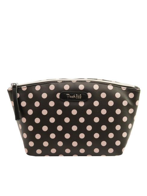 PASH BAG LADY Polka-Dot-Schönheit Schwarzer Sand - Beauty-Case