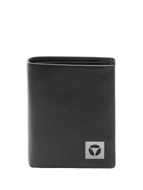 MOMO DESIGN CALF  Vertikale Lederbrieftasche Schwarz - Brieftaschen Herren