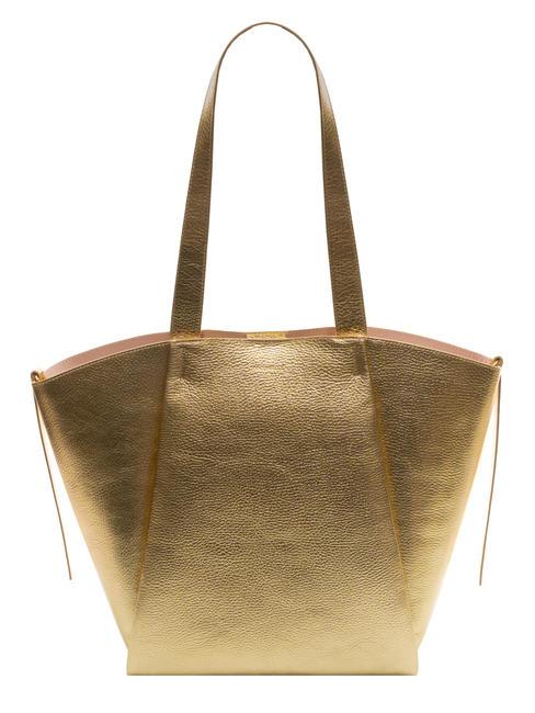 COCCINELLE BOHEME Shopper-Tasche aus Leder mit Beutel golden - Damentaschen