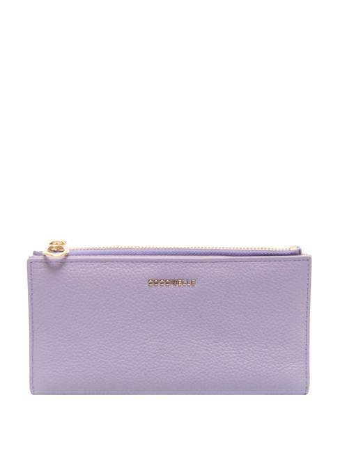 COCCINELLE METALLIC SOFT Geldbörse mit Schultergurt lav./lav. - Brieftaschen Damen