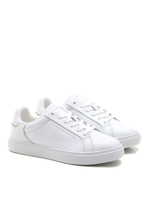 TOMMY HILFIGER ESSENTIAL COURT  Ledersneaker Weiß - Damenschuhe