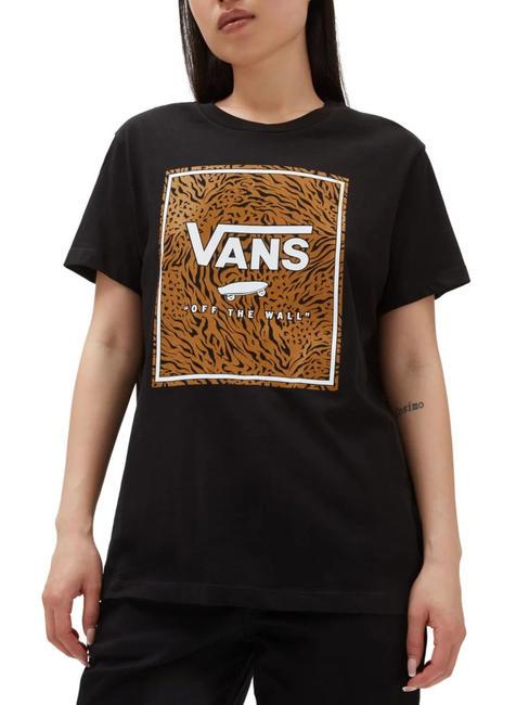 VANS ANIMASH Kurzarm-T-Shirt aus Baumwolle Schwarz - T-Shirts und Tops für Damen