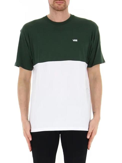 VANS COLORBLOCK Kurzarm-T-Shirt aus Baumwolle weiß/Bergblick - Herren-T-Shirts