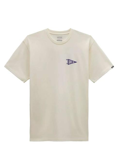 VANS CAMP FLAG Kurzarm-T-Shirt aus Baumwolle Altweiß - Herren-T-Shirts