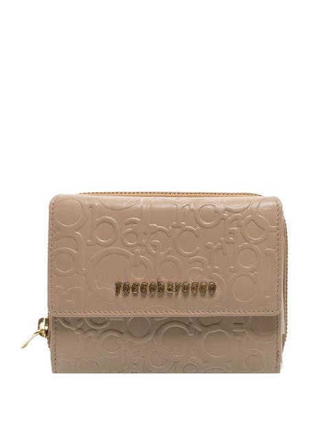 ROCCOBAROCCO RB Embossed Geldbörse Beige - Brieftaschen Damen