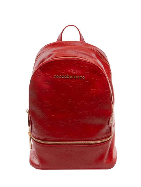 ROCCOBAROCCO RUBINO Rucksack mit geprägtem Logo rot - Damentaschen