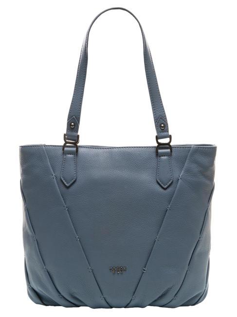 TOSCA BLU MIMOSA  Shopper aus Leder blauer Himmel - Damentaschen