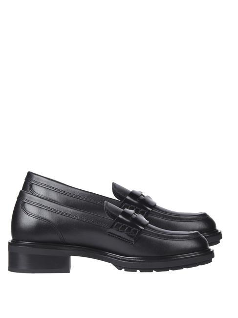 TOMMY HILFIGER TH PENNY  Mokassins aus Leder SCHWARZ - Damenschuhe