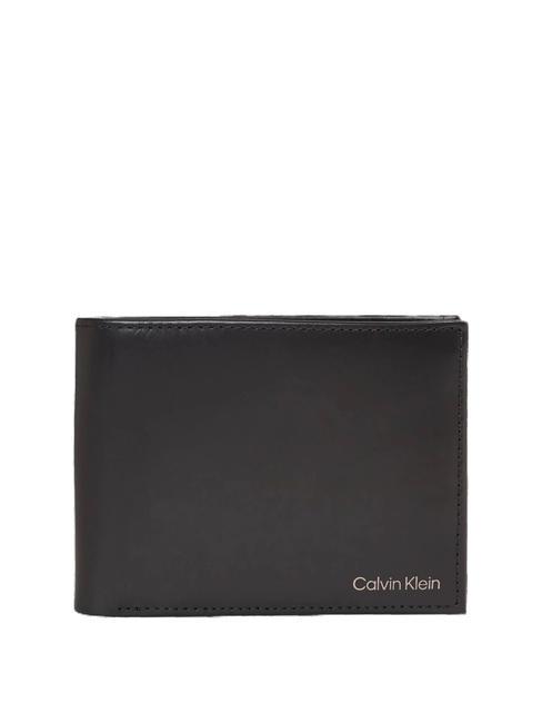 CALVIN KLEIN SMOOTH  Ledergeldbörse ck schwarz - Brieftaschen Herren