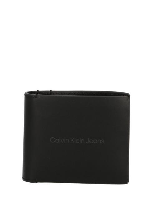 CALVIN KLEIN LOGO PRINT  Ledergeldbörse pvh schwarz - Brieftaschen Herren