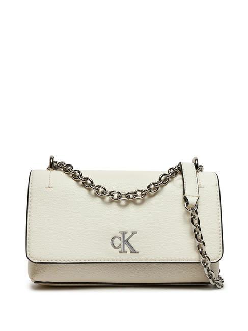 CALVIN KLEIN MINIMAL MONOGRAM  Schulter-/Crossbody-Minitasche Cremeweiß - Damentaschen