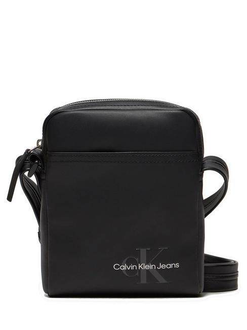 CALVIN KLEIN CK JEANS MONOGRAM SOFT  Tasche mit Logo pvh schwarz - Umhängetaschen Herren