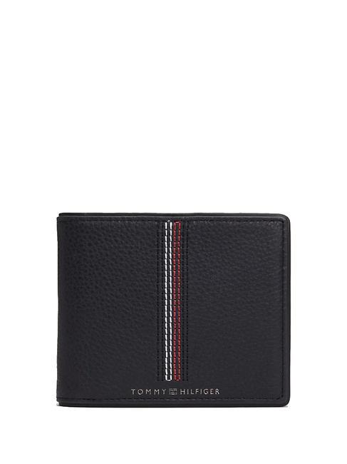 TOMMY HILFIGER CASUAL  Herren-Geldbörse aus Leder Raum blau - Brieftaschen Herren