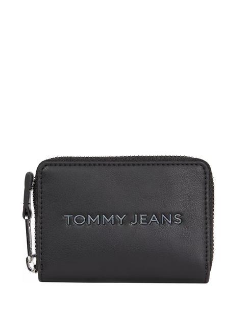 TOMMY HILFIGER TOMMY JEANS ESS MUST  Portemonnaie mit umlaufendem Reißverschluss Schwarz - Brieftaschen Damen