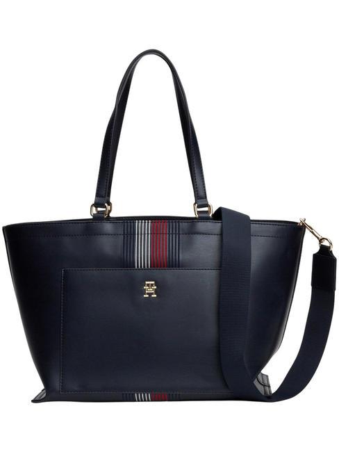 TOMMY HILFIGER DISTINCT  Schultershopper, mit Schultergurt Raum blau - Damentaschen