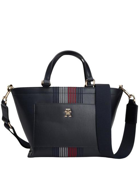 TOMMY HILFIGER DISTINCT  Handshopper mit Schultergurt Raum blau - Damentaschen