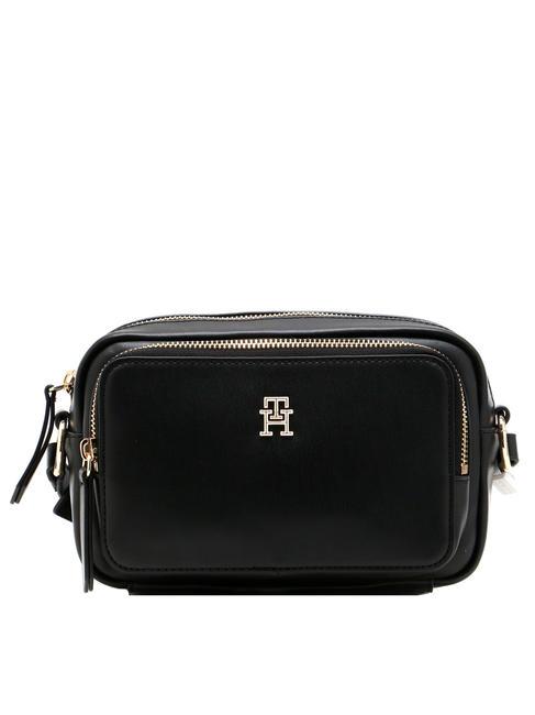 TOMMY HILFIGER SOFT UTILITY Mini-Umhängetasche Schwarz - Damentaschen