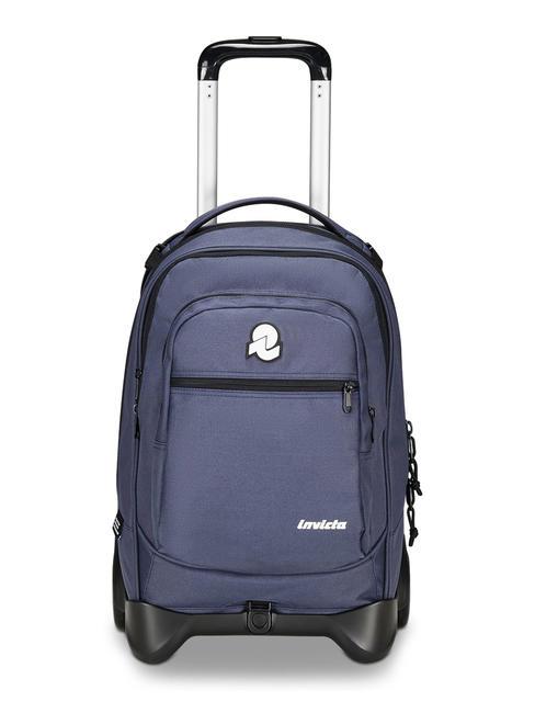 INVICTA NEW WAY NEW PLUG Plain Trolley-Rucksack, abnehmbar STIMMUNG INDIGO - Rucksäcke mit Trolleyfunktion