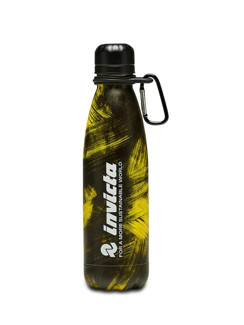 INVICTA FRESH 0,5 L Thermalwasserflasche gelb gebürstet - Thermosflaschen