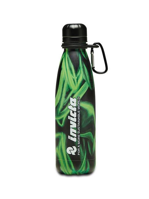 INVICTA FRESH 0,5 L Thermalwasserflasche grünes Neon - Thermosflaschen